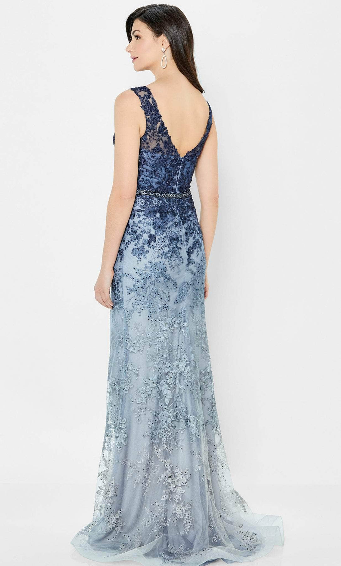 Montage by Mon Cheri 122903W - Ombre Lace Gown