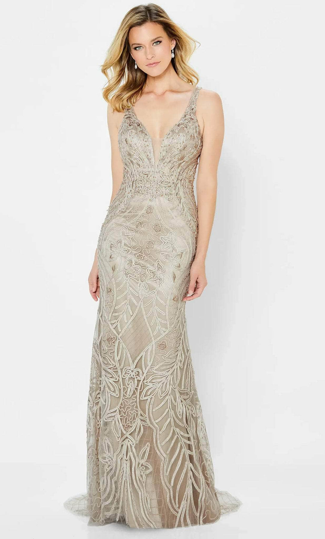 Montage by Mon Cheri 122904W - Sheath Gown