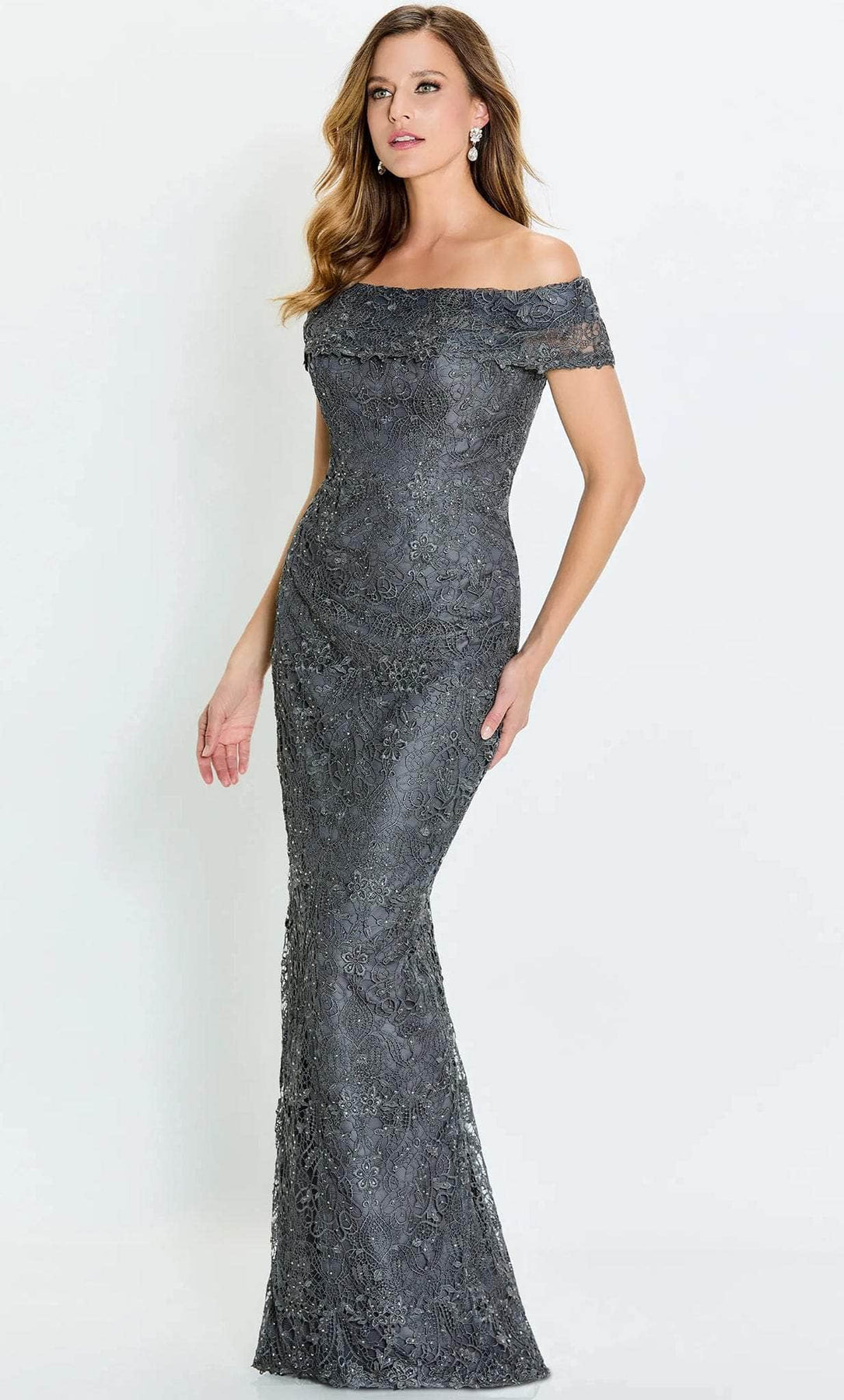 Montage by Mon Cheri 220947W - Straight Across Gown