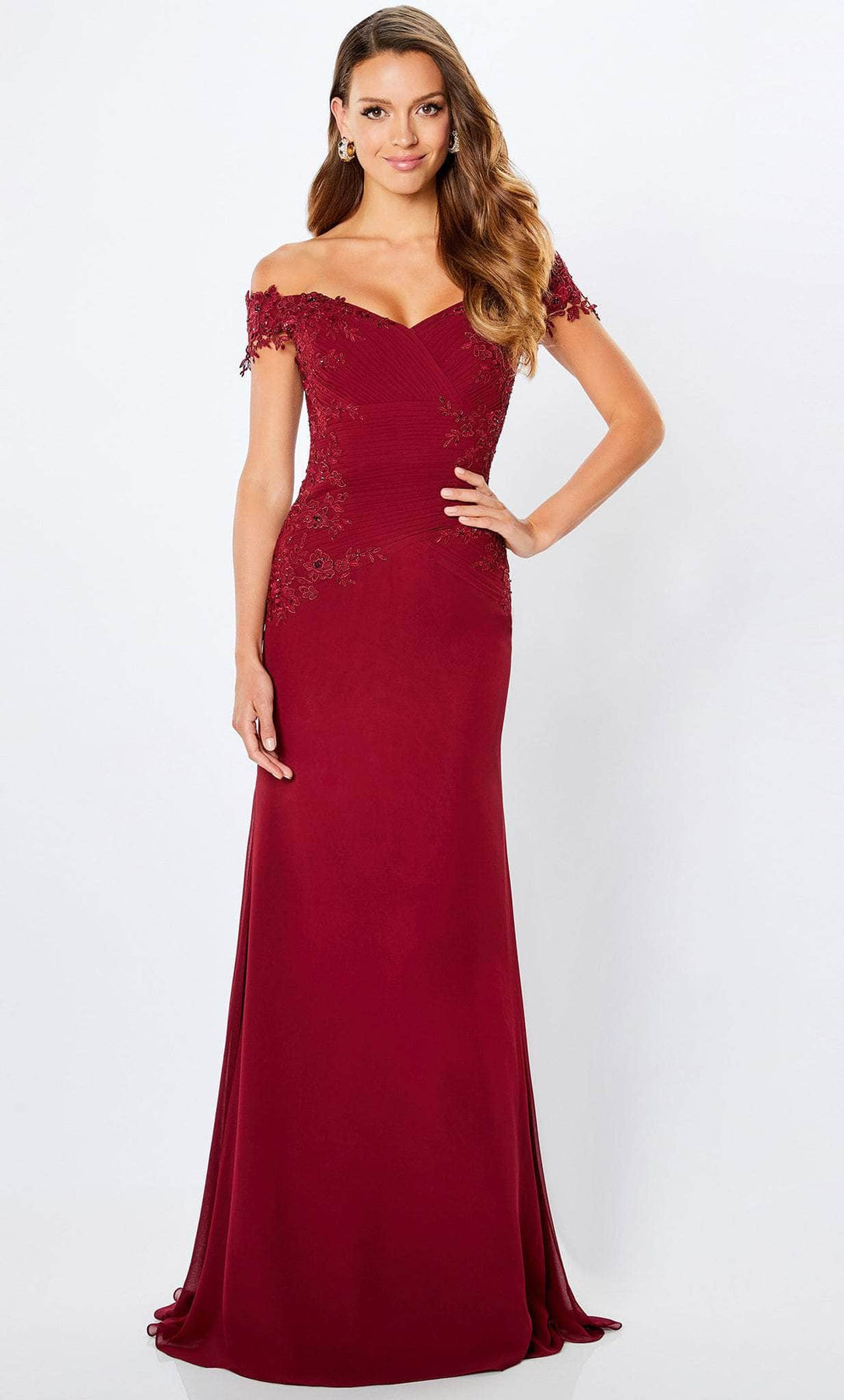 Montage by Mon Cheri 221964W - Ruched Gown