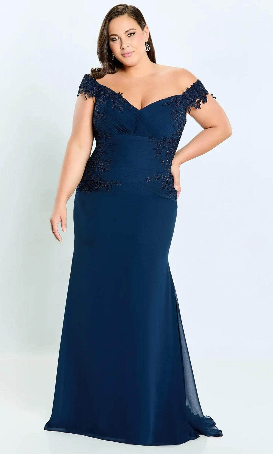 Montage by Mon Cheri 221964W - Ruched Gown