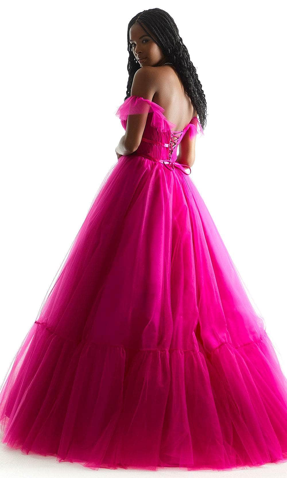 Mori Lee 49022 - Ruched Ribbon Ballgown Ball Gown