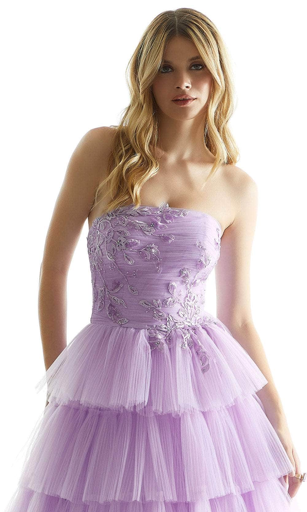 Mori Lee 49042 - Tiered Pleated Prom Dress Prom Dress