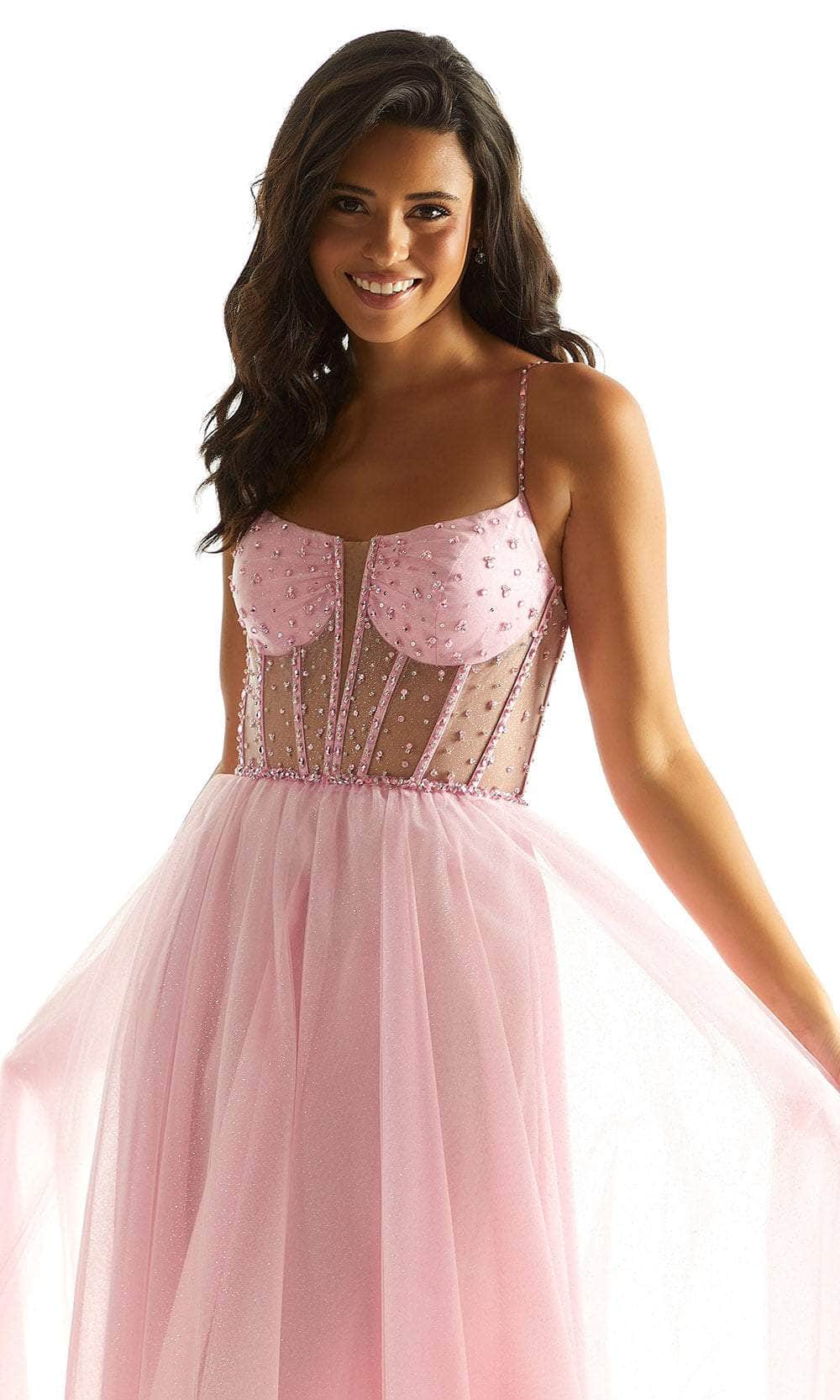 Mori Lee 49069 - Corset Tulle Prom Dress Prom Dress