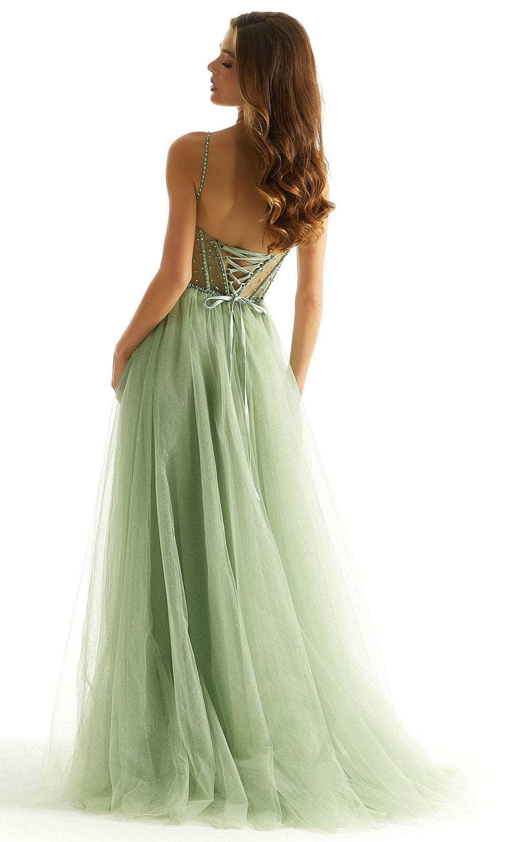 Mori Lee 49069 - Corset Tulle Prom Dress Prom Dress