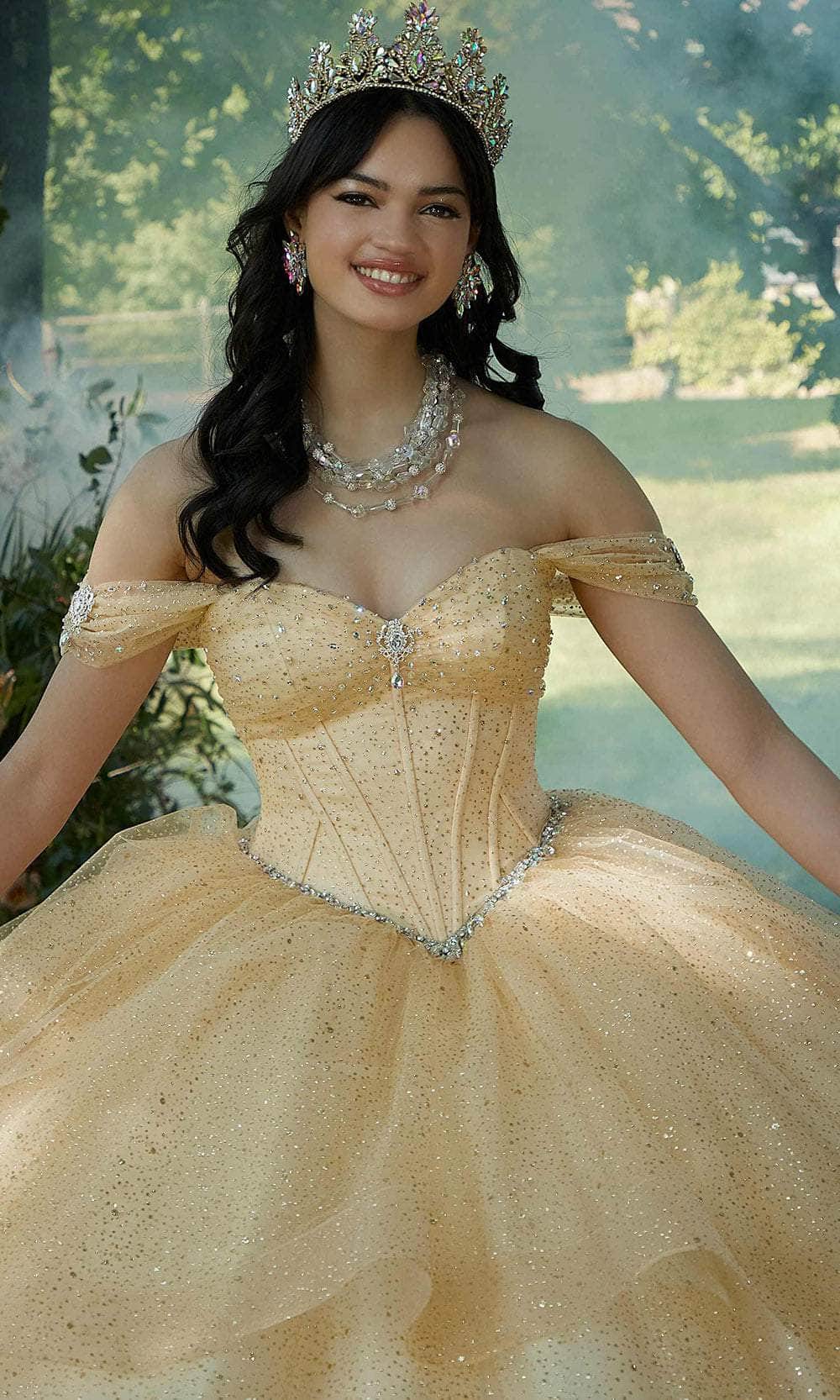 Mori Lee 60193 - Brooch Accented Sweetheart Neck Ballgown Ball Gown