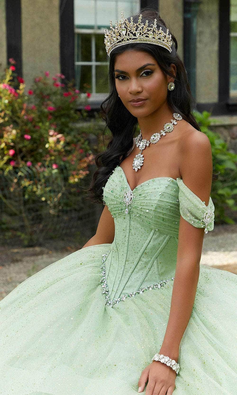 Mori Lee 60193 - Brooch Accented Sweetheart Neck Ballgown Ball Gown