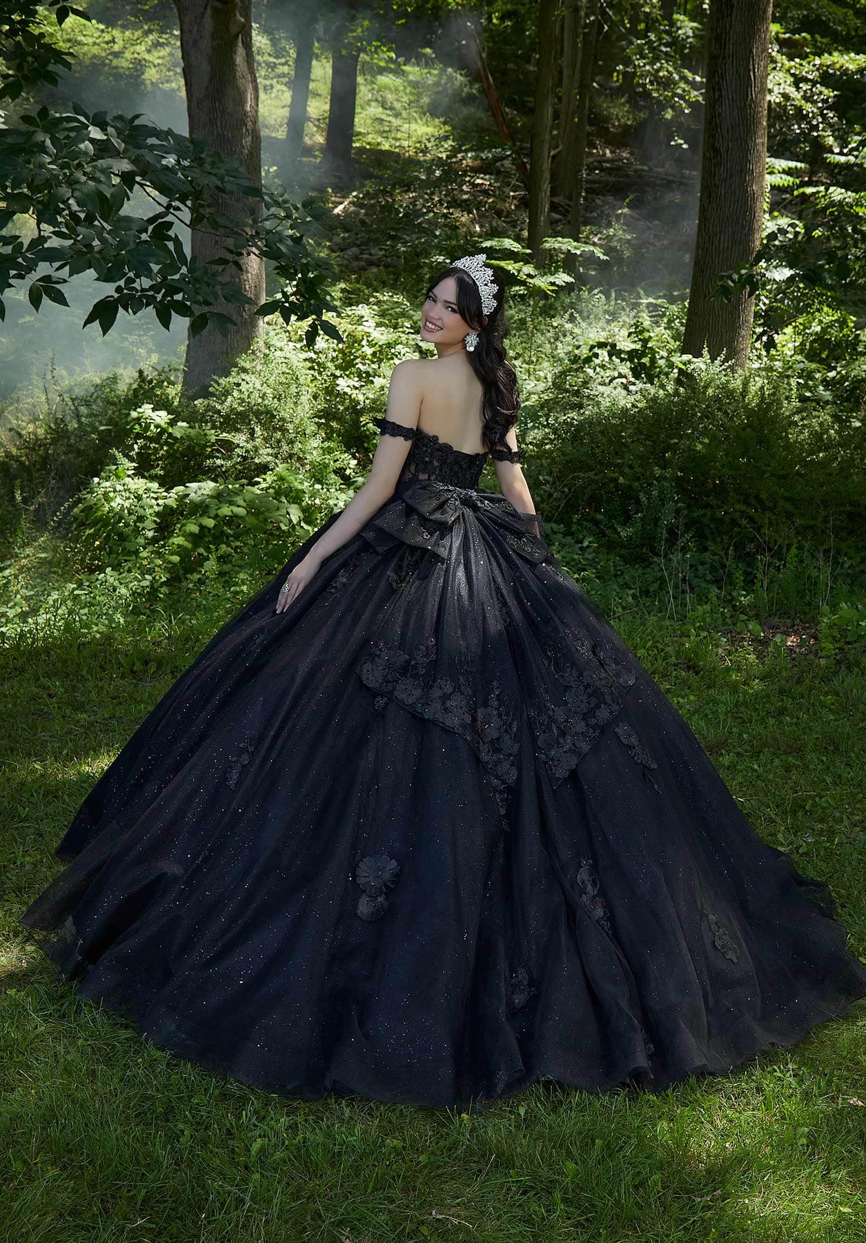 Mori Lee 60197 - Crystal Beaded Off-Shoulder Ballgown Ball Gown