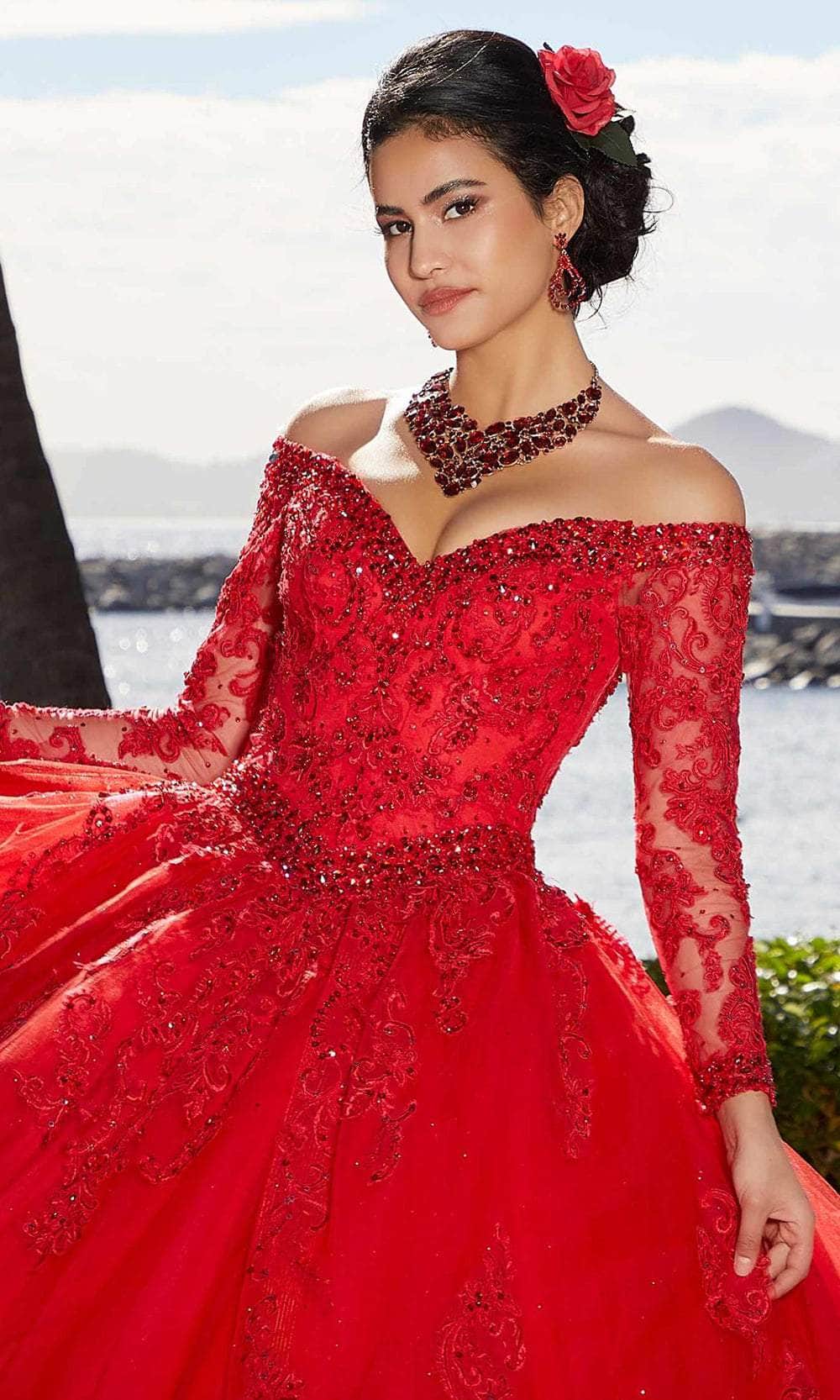Mori Lee 89360 - Shimmered Tulle Quinceañera Dress Prom Dresses