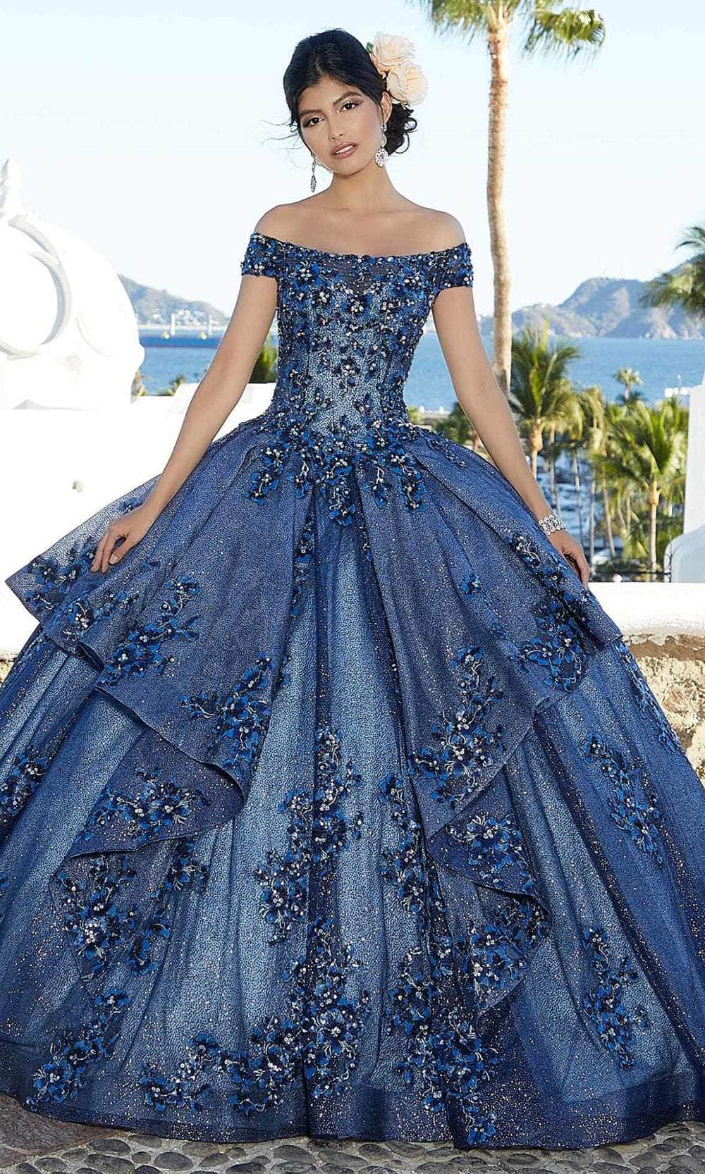 mori lee off the shoulder dress Morilee 72721