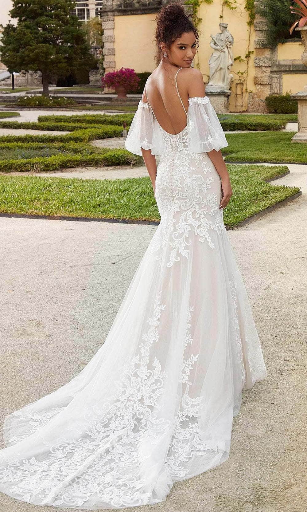 Mori Lee Bridal 2469 - Embroidered Sweetheart Trumpet Bridal Gown Bridal Dresses