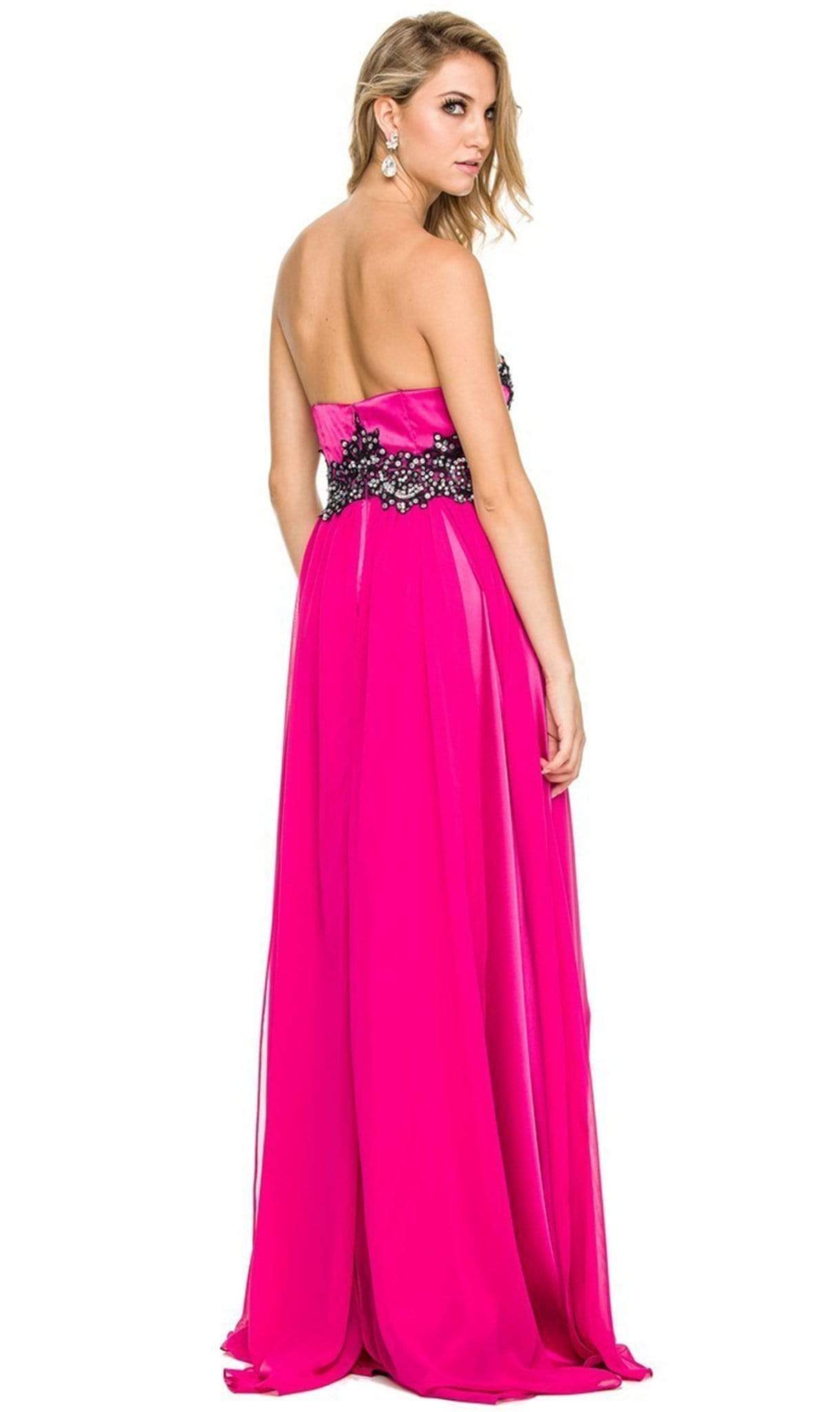 Nox Anabel - 2554 Embellished Semi-Sweetheart A-line Dress Special Occasion Dress