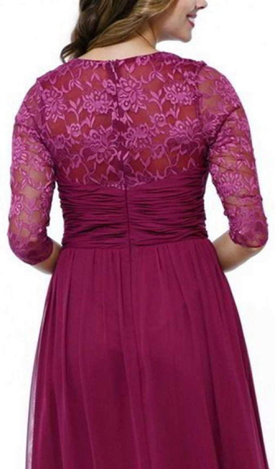 Nox Anabel - 5118 Illusion Sweetheart Long Evening Gown Special Occasion Dress