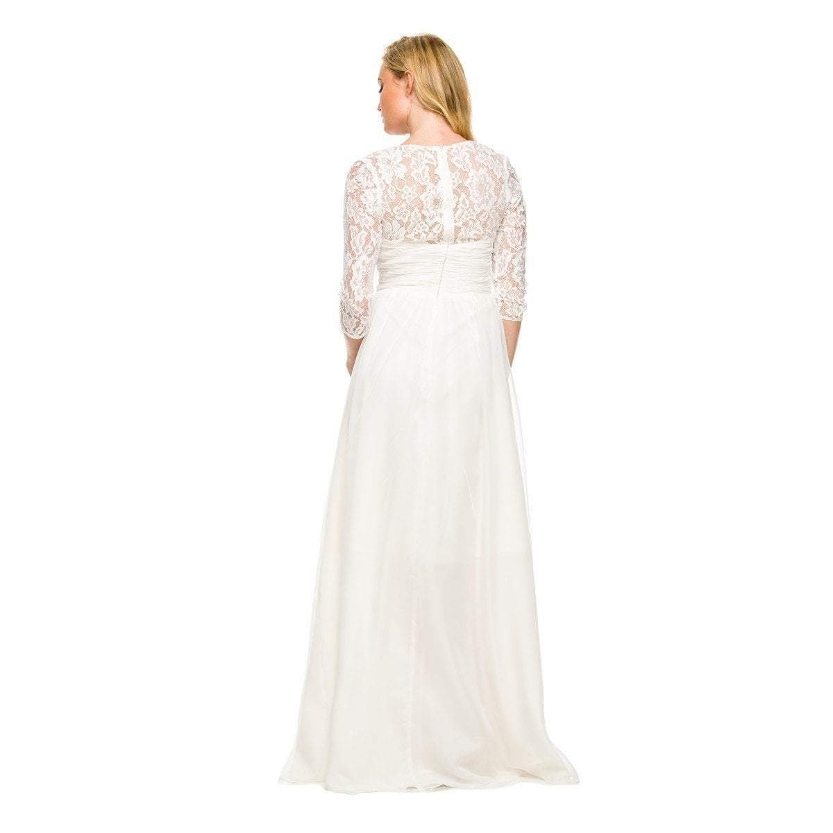 Nox Anabel - 5118 Illusion Sweetheart Long Evening Gown Special Occasion Dress