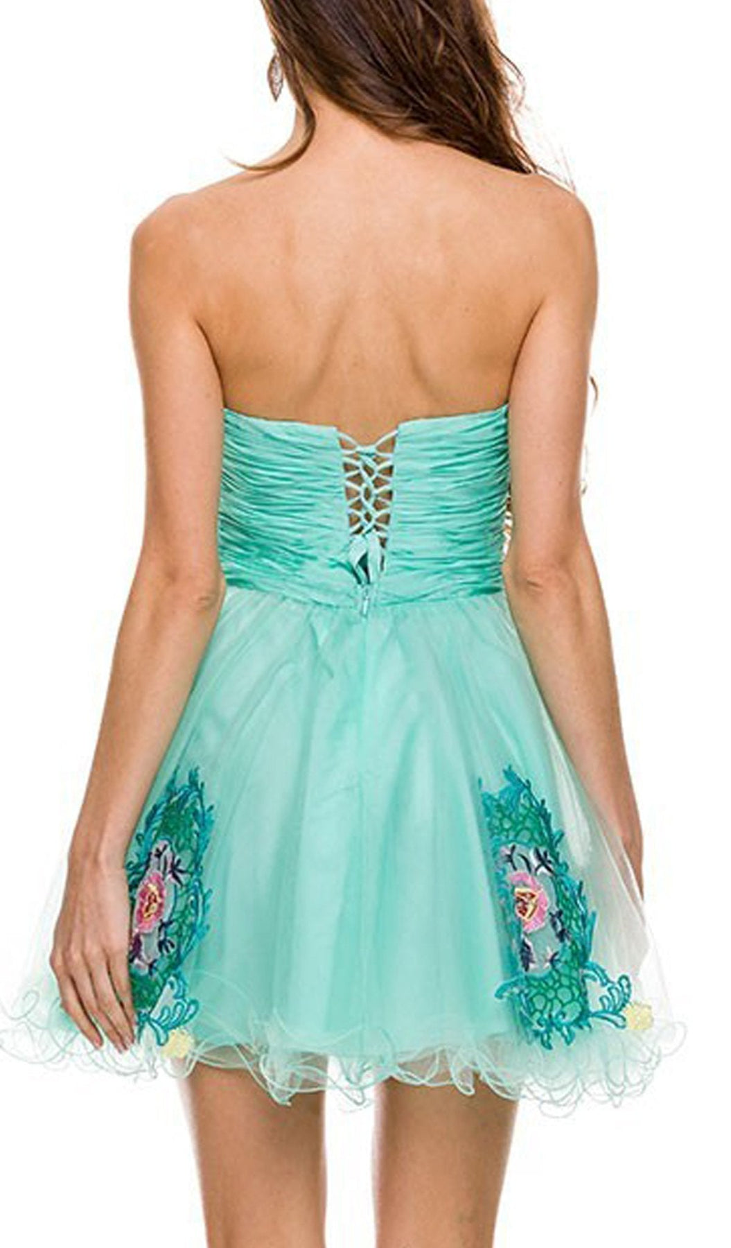 Nox Anabel - 6041 Ruched A-Line Dress Special Occasion Dress