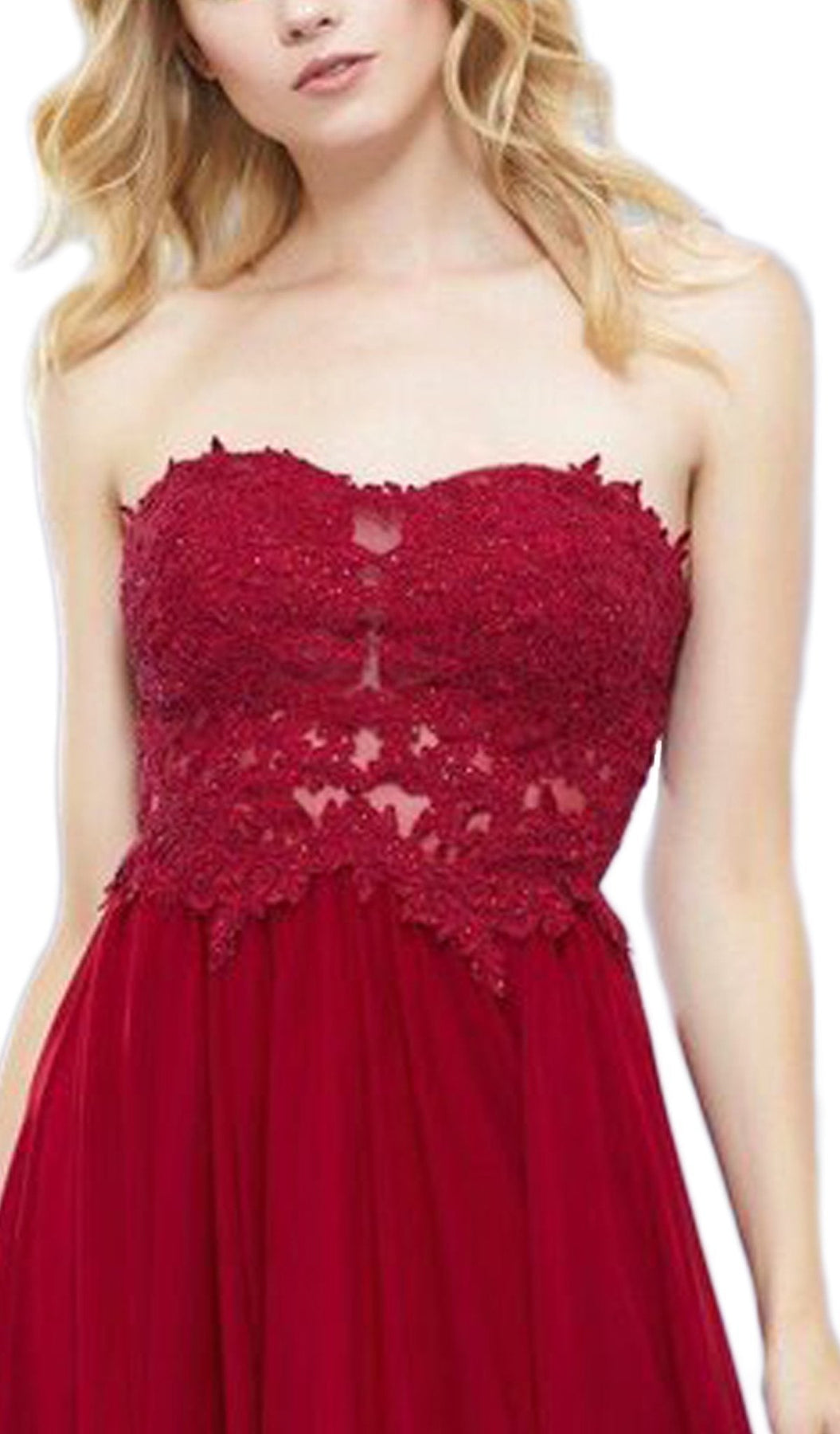 Nox Anabel - 6314 Strapless Embellished Sweetheart Cocktail Dress Special Occasion Dress