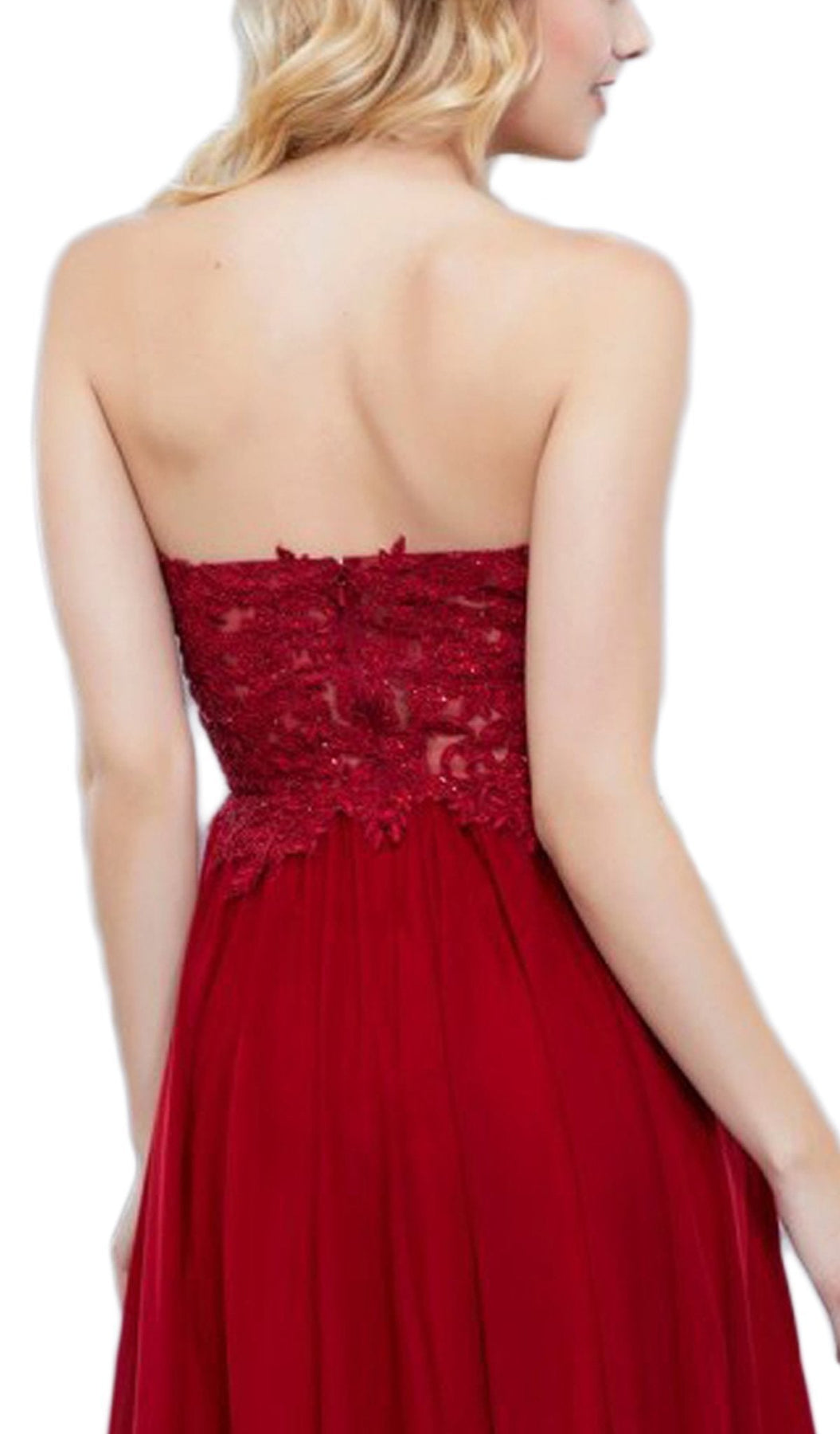 Nox Anabel - 6314 Strapless Embellished Sweetheart Cocktail Dress Special Occasion Dress