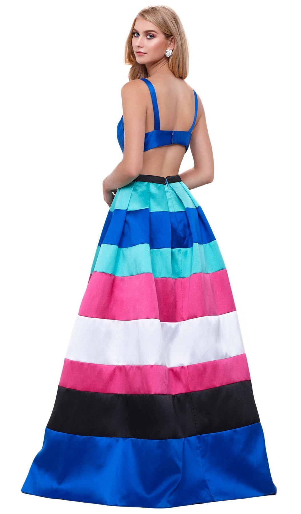 Nox Anabel - 8350 Long Sleeveless Mikado Evening Dress Special Occasion Dress