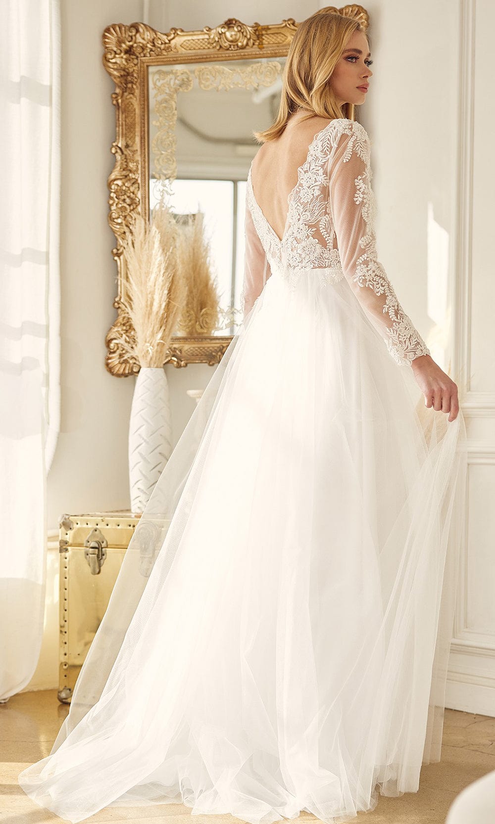 Nox Anabel Bridal JE911 - Illusion Bateau Bridal Gown Bridal Dresses