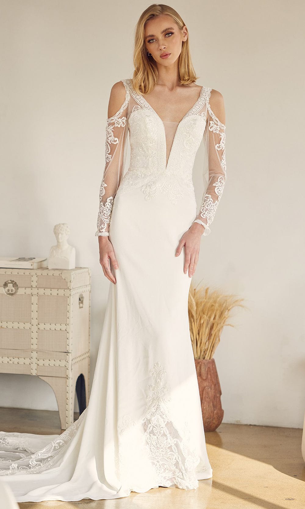 Nox Anabel Bridal JE916 - Long Sleeve Bridal Gown Bridal Dresses