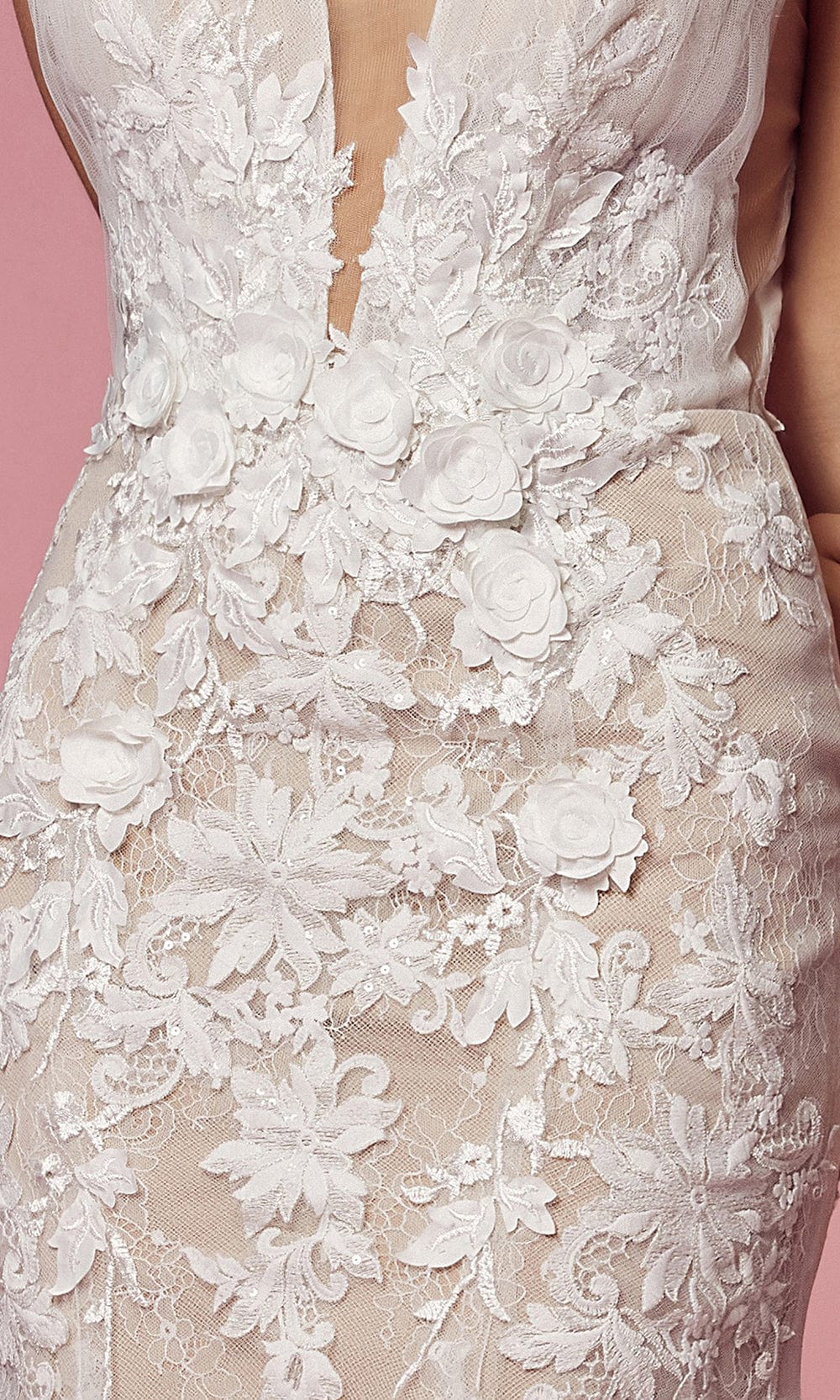 Nox Anabel Bridal JE917 - Plunging V-Neck Bridal Gown Bridal Dresses