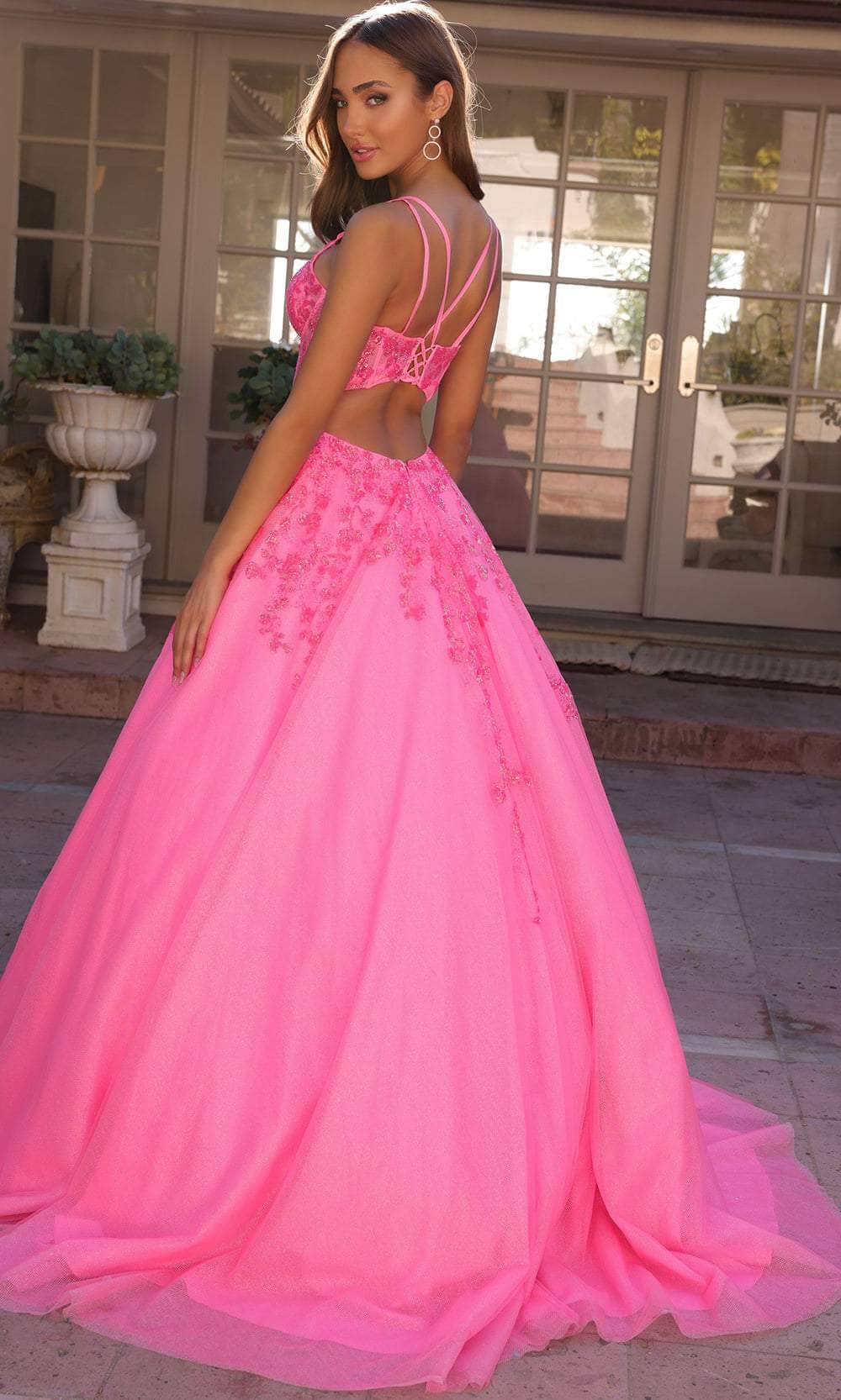Nox Anabel H1357 - Double Strap Embroidered Ballgown Special Occasion Dresses