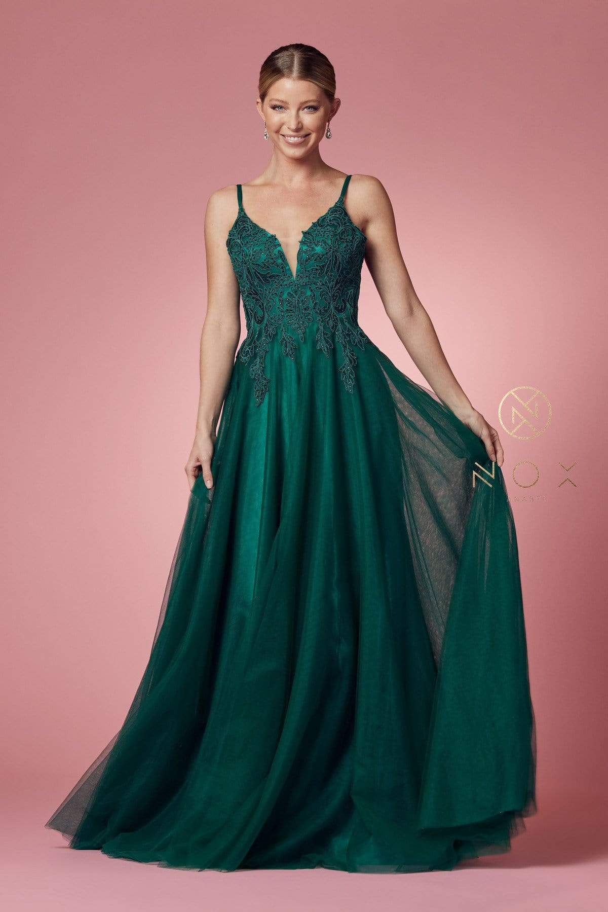 Nox Anabel R357 - Long A-Line Dress