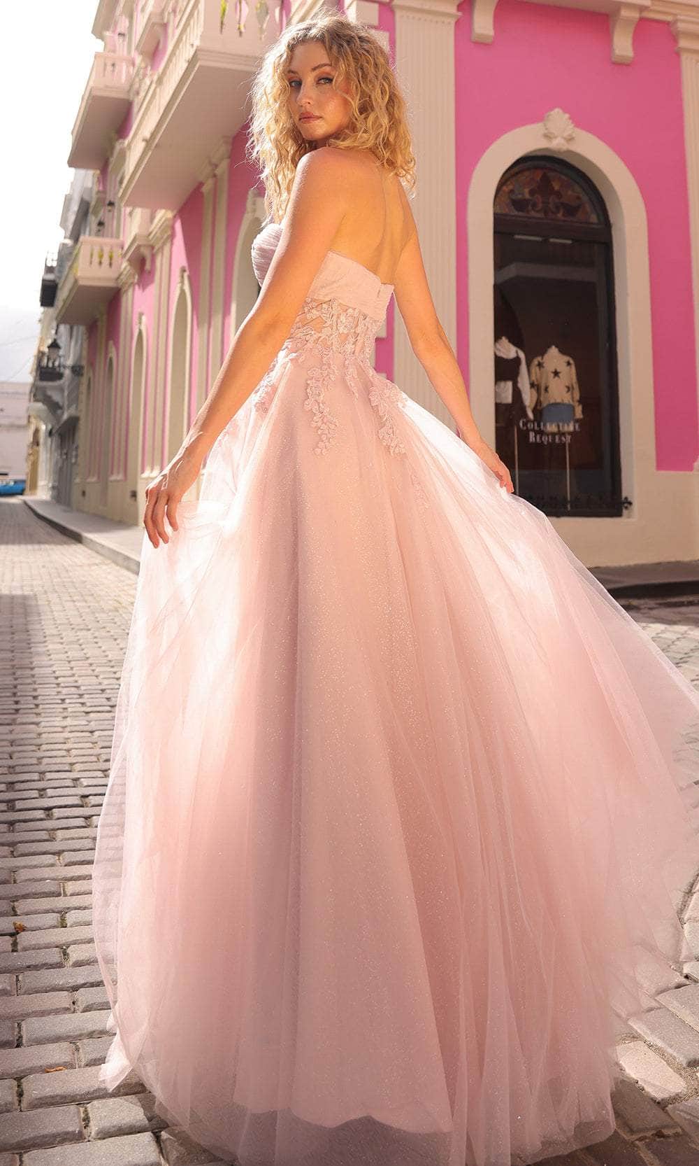 Nox Anabel T1326 - Sweetheart Appliqued Prom Dress Special Occasion Dresses