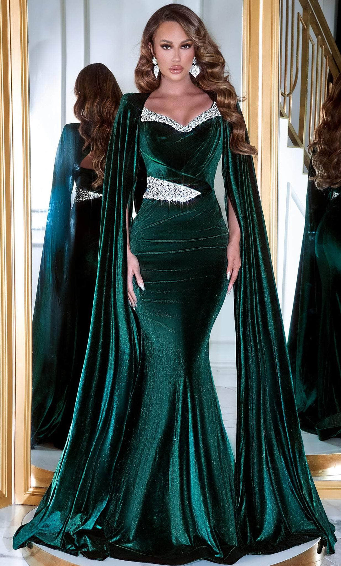 Portia and Scarlett PS23394 - Velvet Gown
