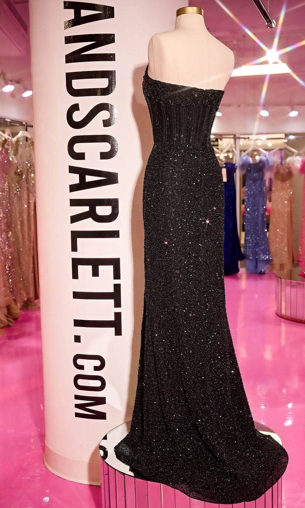 Portia and Scarlett PS24877C - Embellished Corset Evening Gown Special Occasion Dress