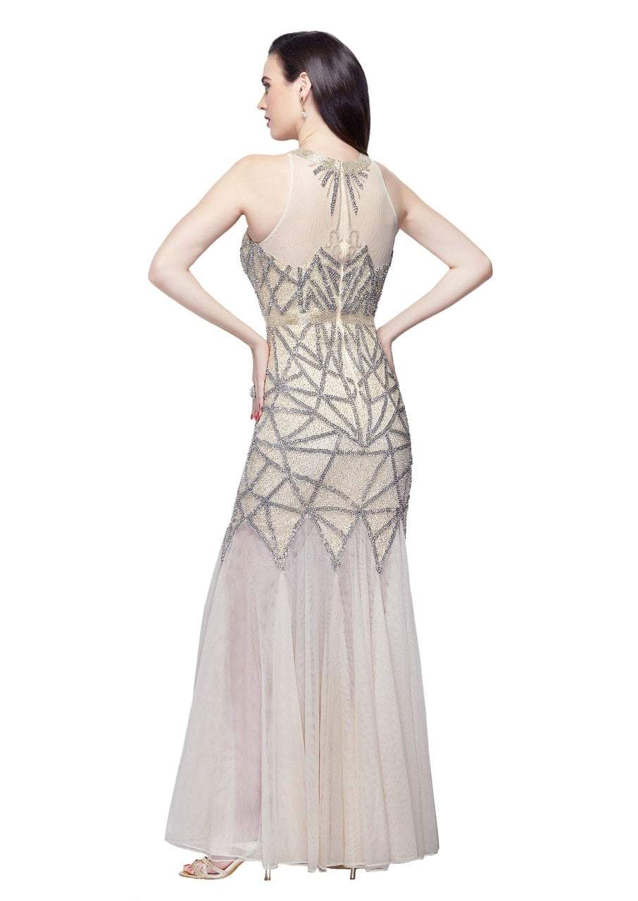 Primavera Couture - 3033 Embellished High Halter Trumpet Dress Special Occasion Dress