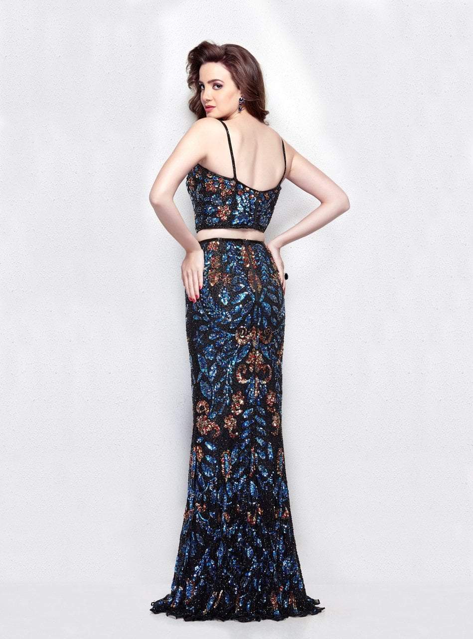 Primavera Couture - 3041 Two-Piece Shimmering Beaded Evening Gown Special Occasion Dress