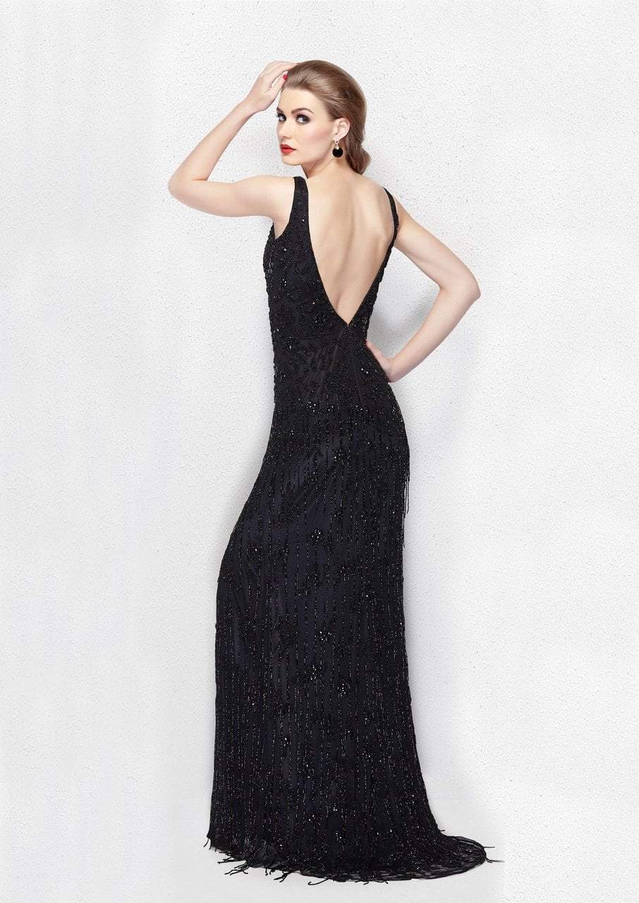 Primavera Couture - 3046 Posh Bejeweled Sleeveless Evening Gown Special Occasion Dress