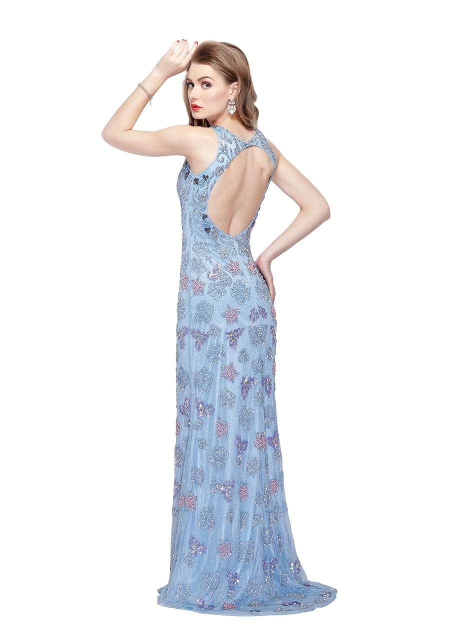 Primavera Couture - 3067 Shimmering Embellishment Sheath Gown Special Occasion Dress
