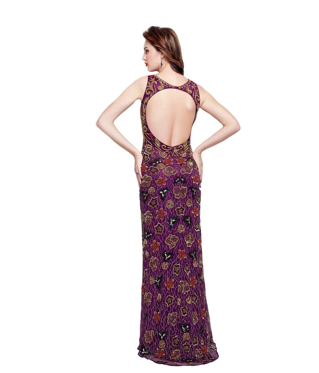Primavera Couture - 3067 Shimmering Embellishment Sheath Gown Special Occasion Dress