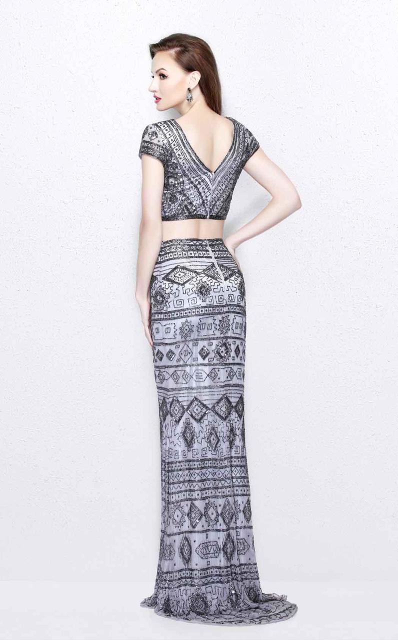 Primavera Couture - Two Piece V-Neck Long Dress 1864 Special Occasion Dress