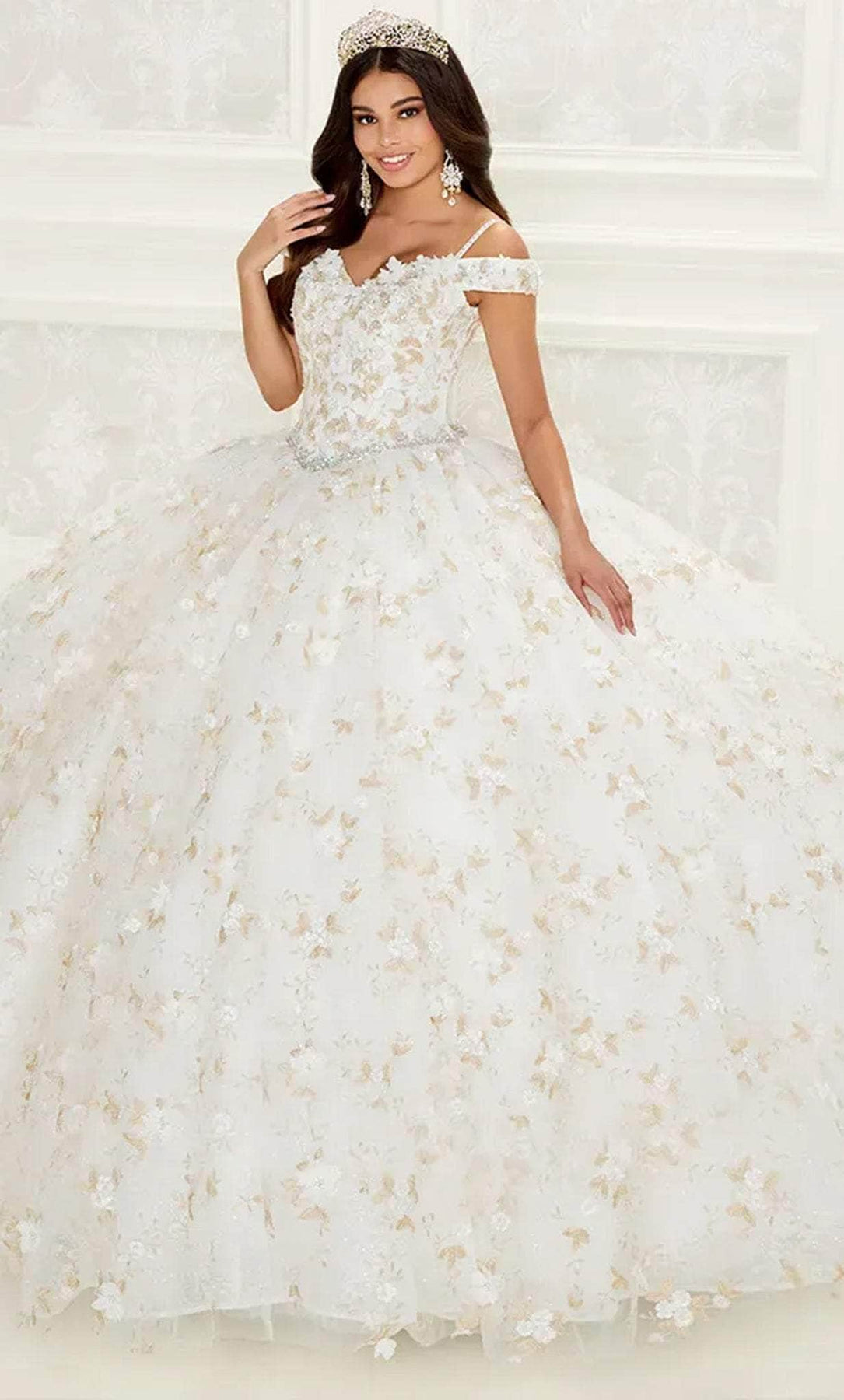 Princesa by Ariana Vara PR30084 - Floral Ballgown