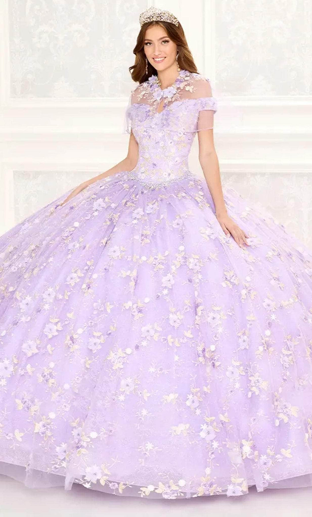 Princesa by Ariana Vara PR30084 - Floral Ballgown