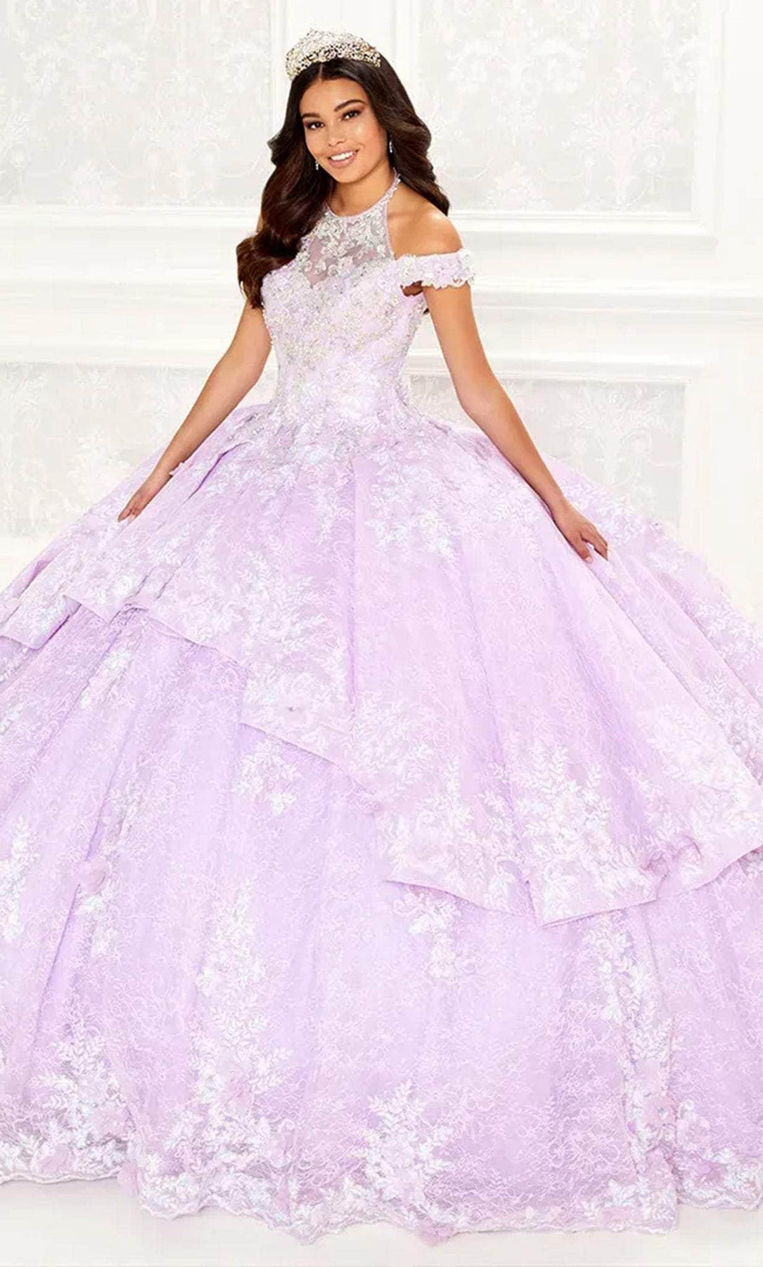 Princesa by Ariana Vara PR30089 - Tiered Ballgown