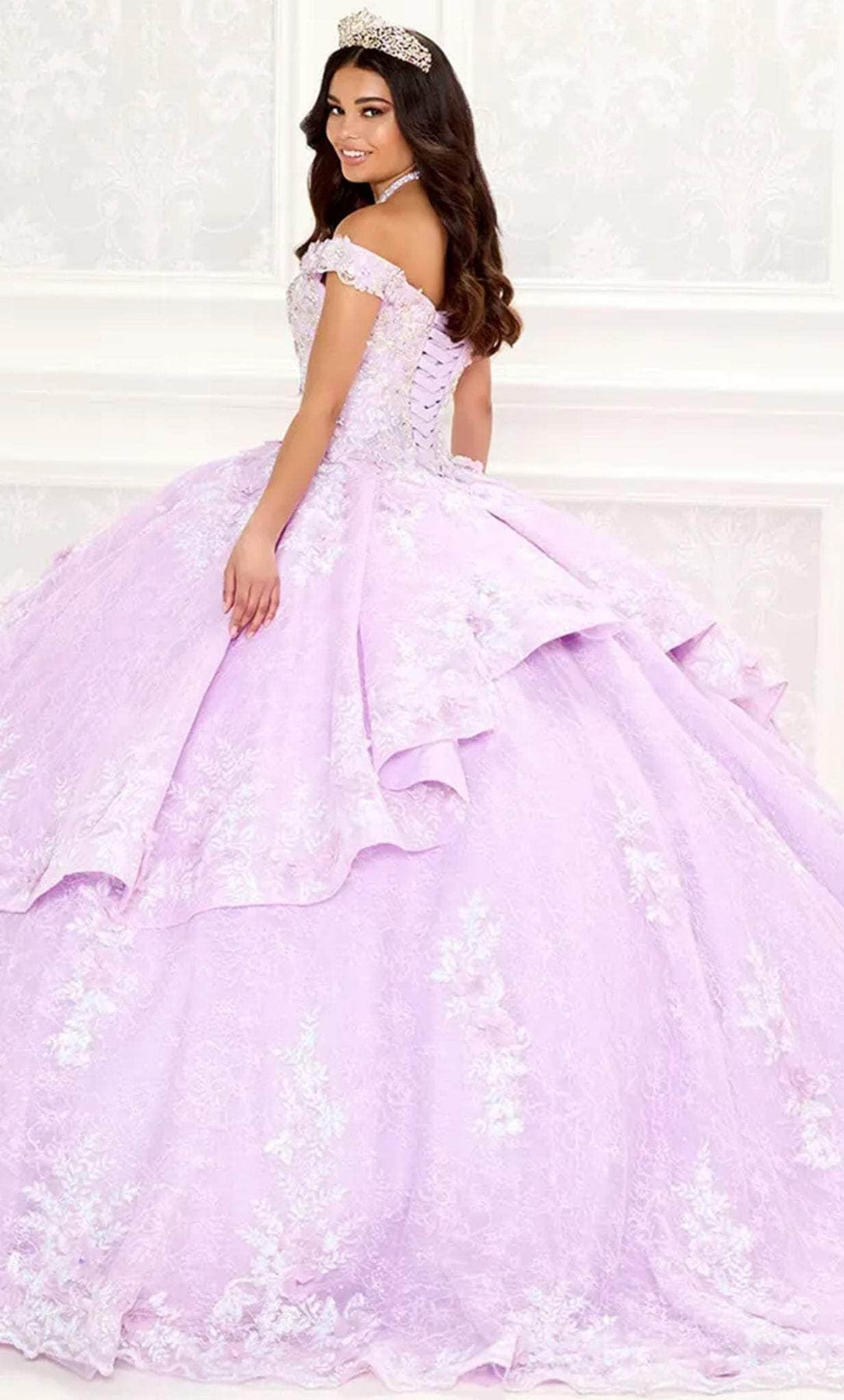 Princesa by Ariana Vara PR30089 - Tiered Ballgown