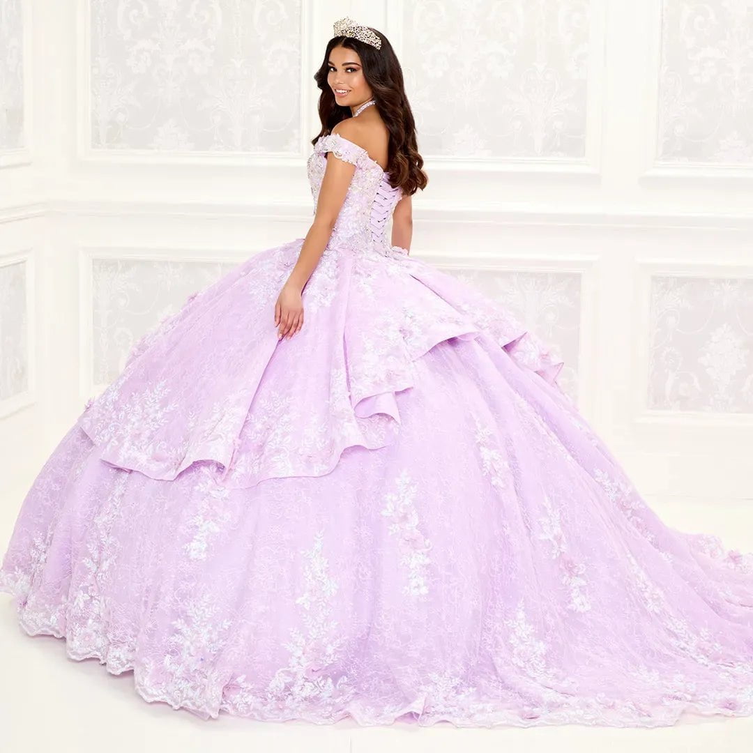 Princesa by Ariana Vara PR30089 - Tiered Ballgown