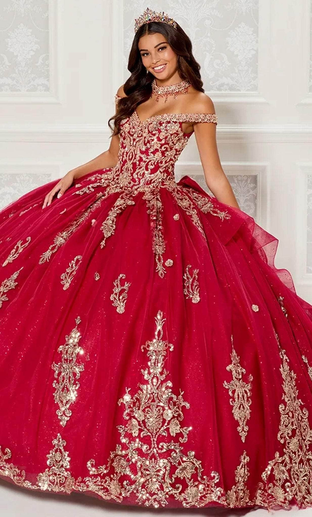 Princesa by Ariana Vara PR30112 - Off Shoulder Ballgown