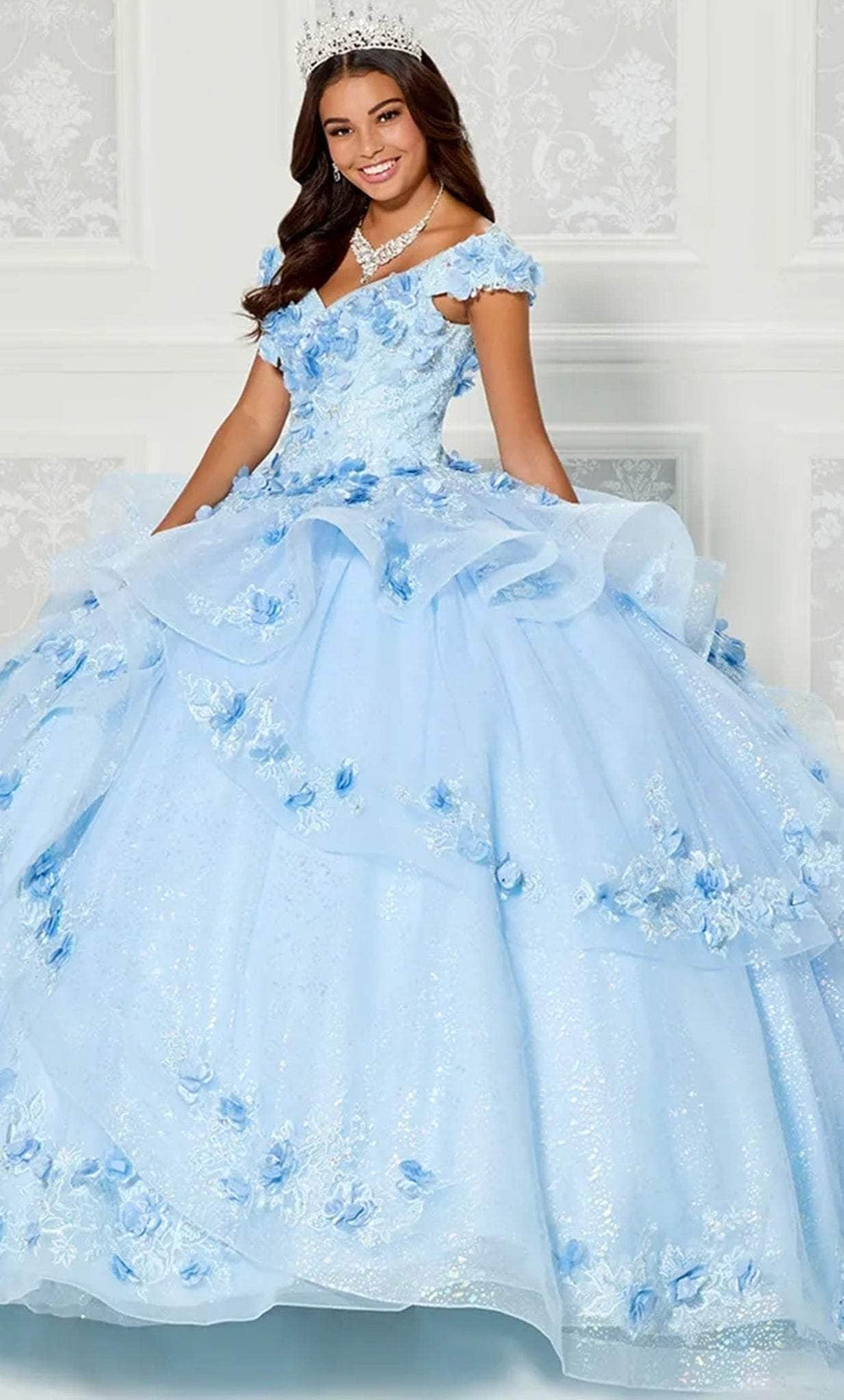 Princesa by Ariana Vara PR30113 - Floral Ballgown