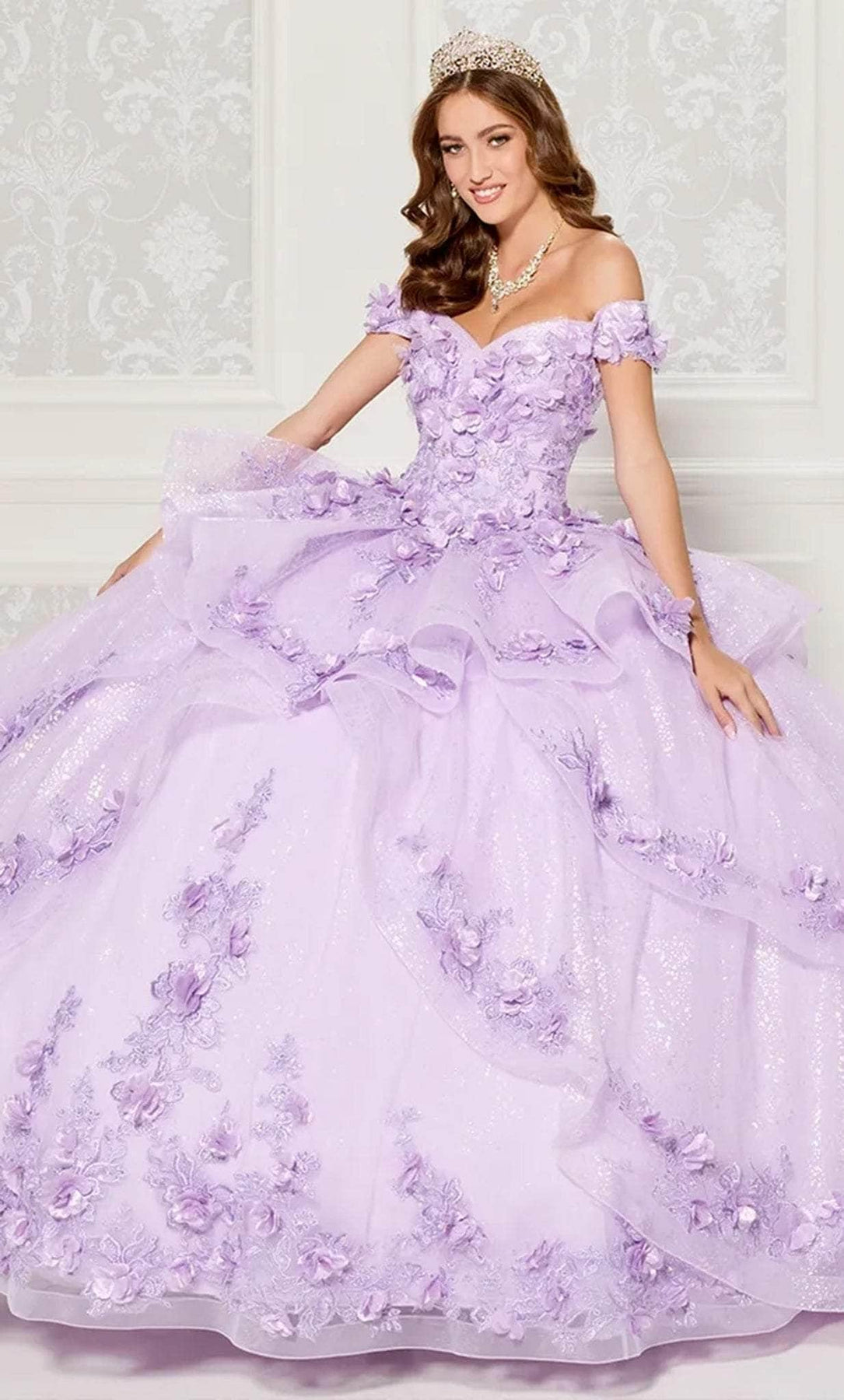 Princesa by Ariana Vara PR30113 - Floral Ballgown