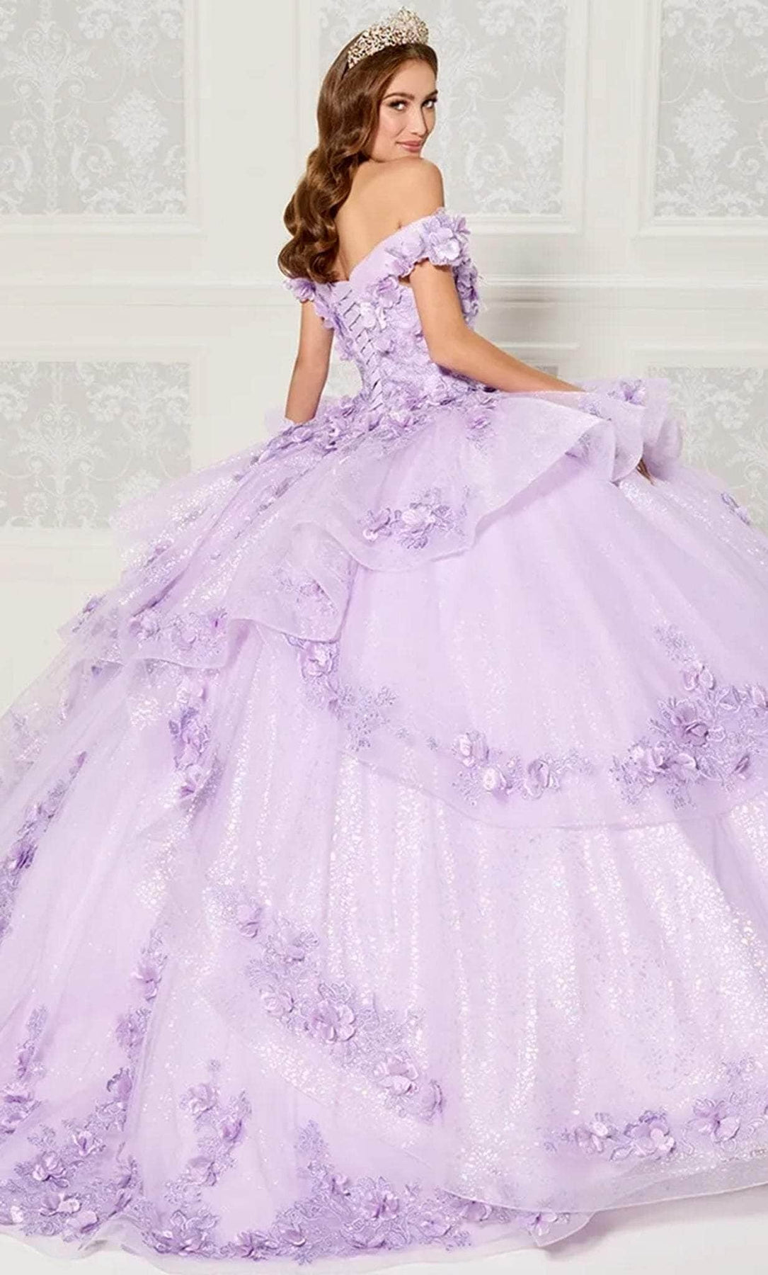 Princesa by Ariana Vara PR30113 - Floral Ballgown