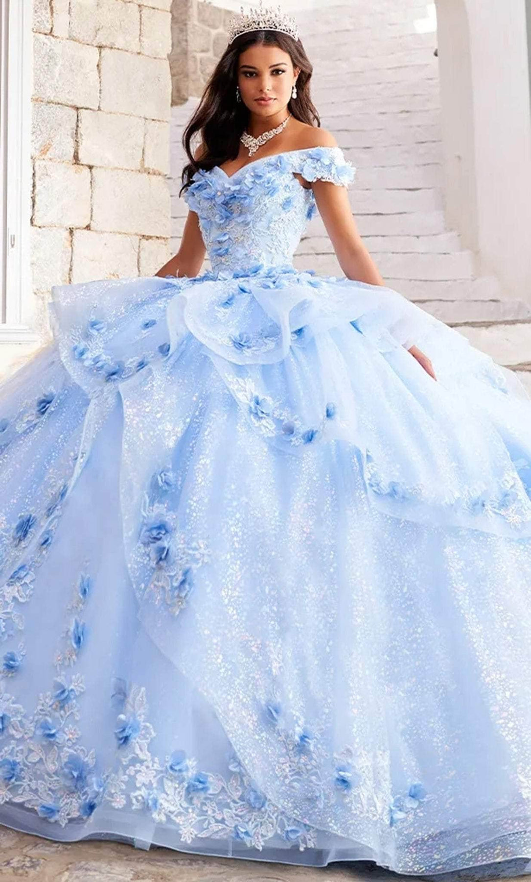 Princesa by Ariana Vara PR30113 - Floral Ballgown