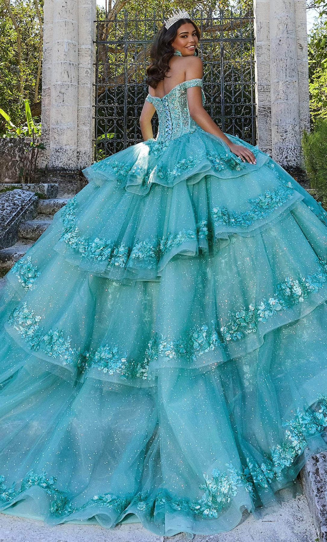 Princesa by Ariana Vara PR30131 - Off Shoulder Quinceanera Gown Special Occasion Dress