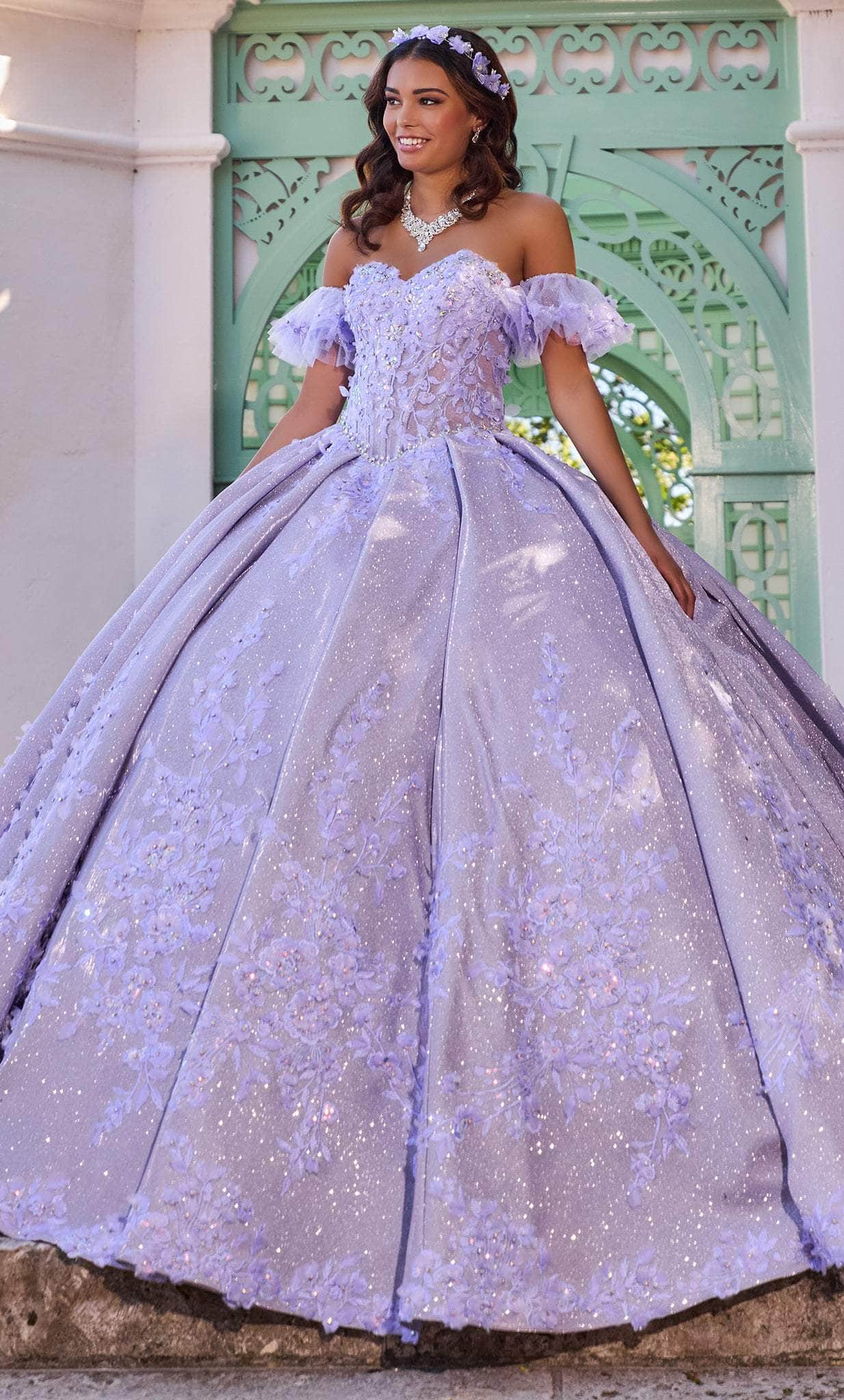 ariana purple dress Princesa By Ariana Vara PR30161