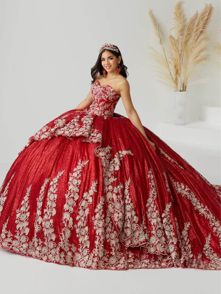 Quinceanera Collection 26020 - Strapless Corset Ball Gown Special Occasion Dress