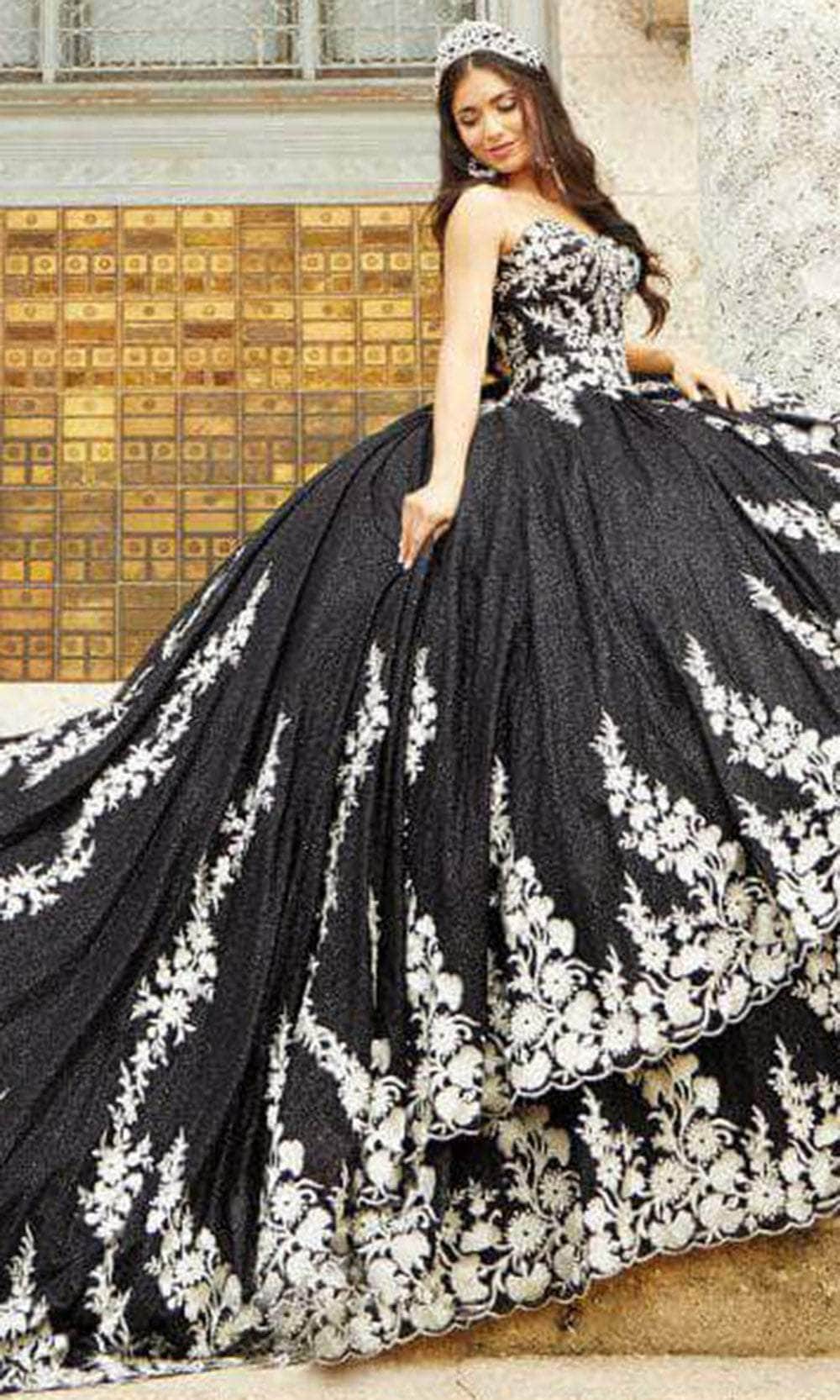 Quinceanera Collection 26020 - Strapless Corset Ball Gown Special Occasion Dress
